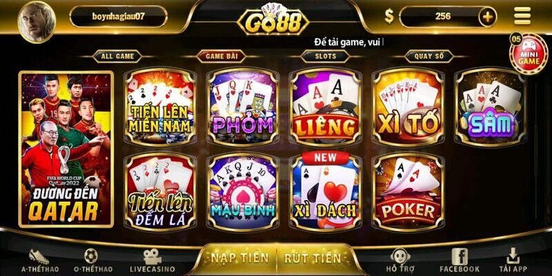 Phỏm tại game bài Go88 - Trò chơi thử thách tư duy và khả năng chiến lược